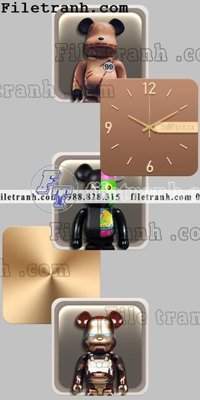 Tải file gốc tranh dong ho gau kieu moi 502 (in bạt) quảng cáo