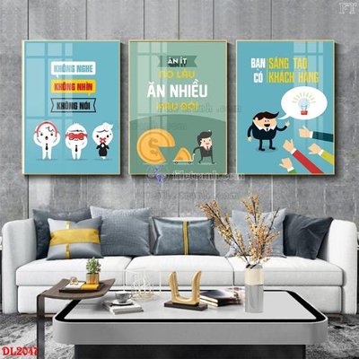 File tranh File động lực DL2047 (bản gốc) treo tường