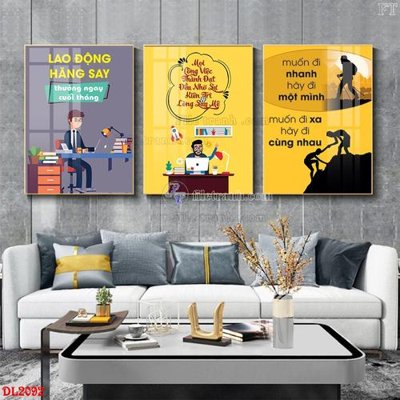 File tranh File động lực DL2092 (bản gốc) in lụa 3D