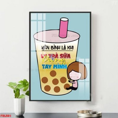 File tranh File động lực FDL501 (bản gốc) treo phòng ăn