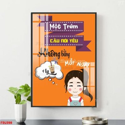 File tranh File động lực FDL598 (bản gốc) treo quán cafe