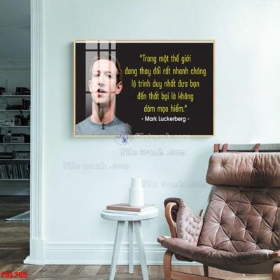 File tranh File động lực FDL705 (bản gốc) in lụa dán tường