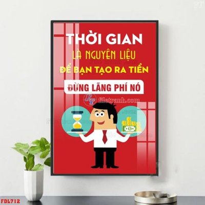 File tranh File động lực FDL712 (bản gốc) treo quán cafe