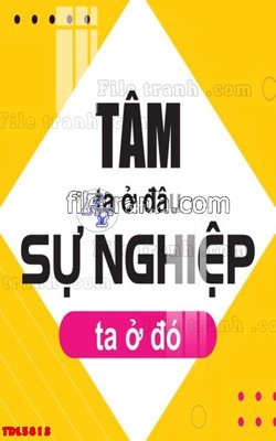 File gốc File tranh động lực TDL5813 (chủ đề hiện đại) trang trí