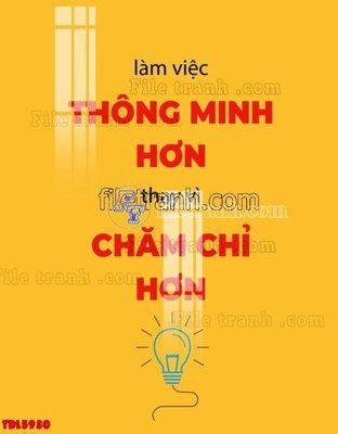 File gốc File tranh động lực TDL5930 (phong cách) tối giản