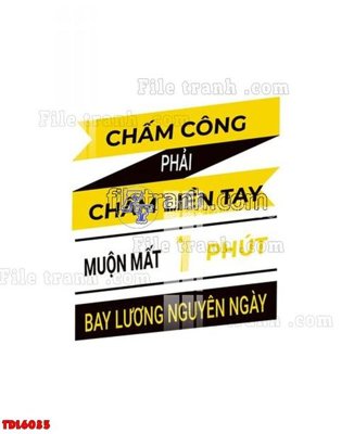 File gốc File tranh động lực TDL6035 (in 3D) cho trang trí