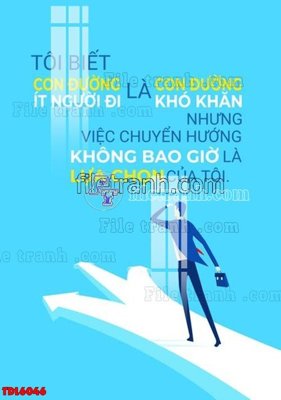 File in trần File tranh động lực TDL6046 (bản gốc) phong cảnh
