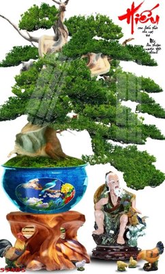 File in trần File tranh chậu mai bonsai 594BS (file gốc) chủ đề vũ trụ