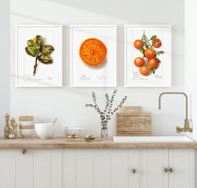 File gốc in mica File tranh bộ nhiều tấm in nhà hàng khách sạn tối giản A1021 chất lượng