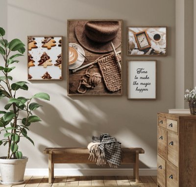 Tải file gốc File tranh bộ nhiều tấm in nhà hàng khách sạn tối giản A1025 (in khổ lớn) quảng cáo