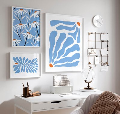 Tải xuống file tranh gốc File tranh bộ nhiều tấm in nhà hàng khách sạn tối giản A1042 (PSD/TIFF)