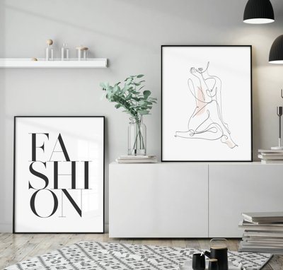 Download file gốc File tranh bộ nhiều tấm in nhà hàng khách sạn tối giản A1044 (dùng cho in ấn)