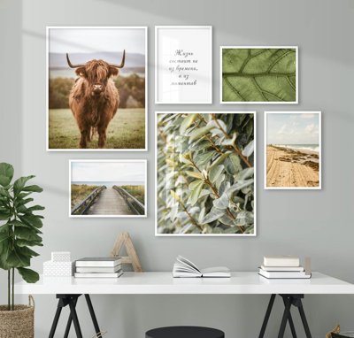 File gốc File tranh bộ nhiều tấm in nhà hàng khách sạn tối giản A1051 (trang trí) phòng trẻ em