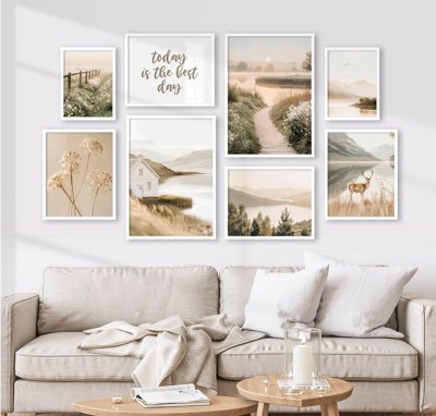 Chi tiết file gốc File tranh bộ nhiều tấm in nhà hàng khách sạn tối giản A1075 (cho in tráng gương)