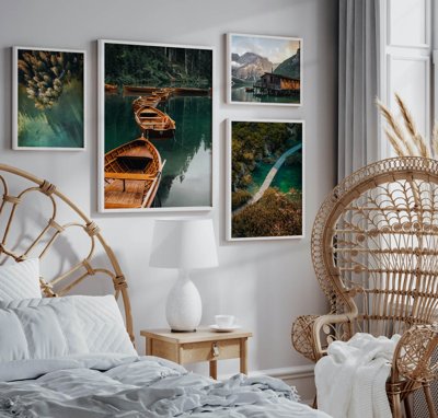 Tải về hình ảnh gốc File tranh bộ nhiều tấm in nhà hàng khách sạn tối giản A1104 sắc nét