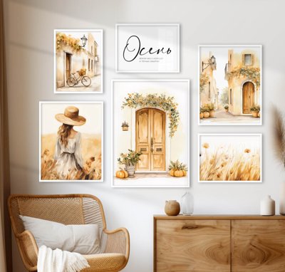 Tải file File tranh bộ nhiều tấm in nhà hàng khách sạn tối giản A1115 (gốc) chủ đề hoa sen