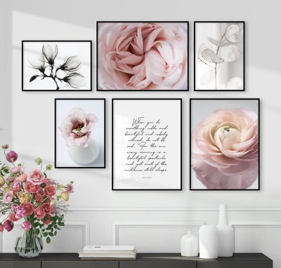 File ảnh File tranh bộ nhiều tấm in nhà hàng khách sạn tối giản A1125 (gốc) in quảng cáo ngoài trời