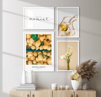 Download file File tranh bộ nhiều tấm in nhà hàng khách sạn tối giản A1143 (gốc) in mica ốp bếp