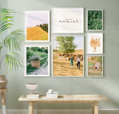 Download file tranh File tranh bộ nhiều tấm in nhà hàng khách sạn tối giản A1148 (file gốc PSD)