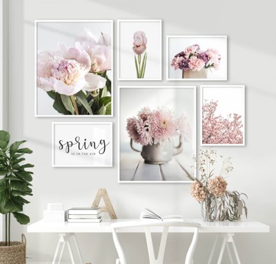 Tải file File tranh bộ nhiều tấm in nhà hàng khách sạn tối giản A1151 (gốc) chủ đề phong thủy