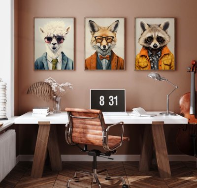 File gốc File tranh bộ nhiều tấm in nhà hàng khách sạn tối giản A1183 (PNG) trong suốt (transparent)