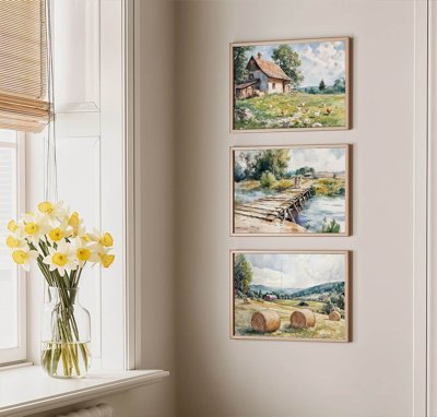 Tải file gốc File tranh bộ nhiều tấm in nhà hàng khách sạn tối giản A1231 (in bạt) quảng cáo