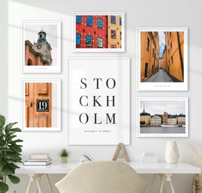 File gốc File tranh bộ nhiều tấm in nhà hàng khách sạn tối giản A1246 (cho in ấn) từ Filetranh.com