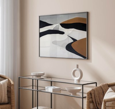 File PSD File tranh bộ nhiều tấm in nhà hàng khách sạn tối giản A1255 (bản gốc) đã tách nền