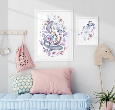 Chi tiết file tranh tráng gương File tranh bộ nhiều tấm in nhà hàng khách sạn tối giản A1296 (ảnh gốc)