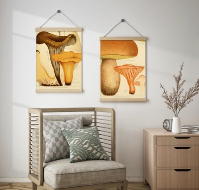 File gốc in ấn File tranh bộ nhiều tấm in nhà hàng khách sạn tối giản A1321 chuẩn màu CMYK