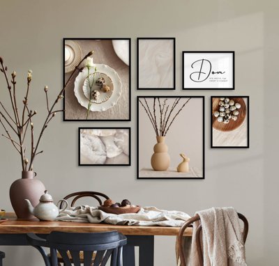 Tải file File tranh bộ nhiều tấm in nhà hàng khách sạn tối giản A1410 (gốc) chủ đề tâm linh