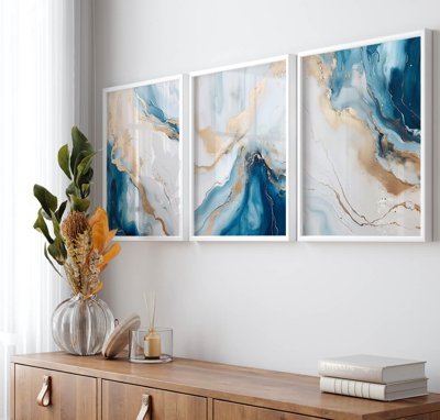 File tranh File tranh bộ nhiều tấm in nhà hàng khách sạn tối giản A1493 (bản gốc) in lụa dán tường