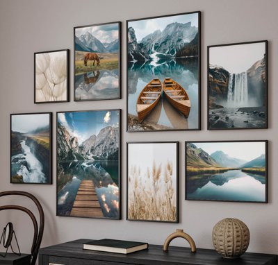 Download file File tranh bộ nhiều tấm in nhà hàng khách sạn tối giản A1500 (gốc) in mica bàn thờ