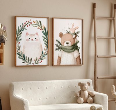 File in ấn cao cấp File tranh bộ nhiều tấm in nhà hàng khách sạn tối giản A1513 (file gốc)