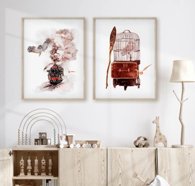 File PSD File tranh bộ nhiều tấm in nhà hàng khách sạn tối giản A1524 (gốc) cho designer