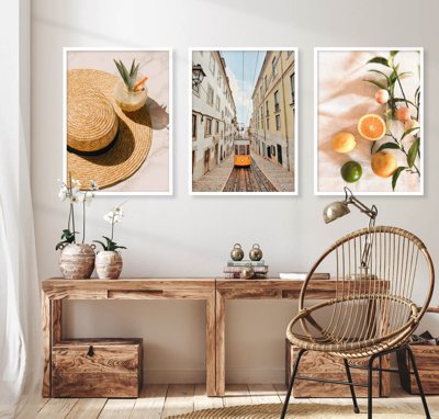 File gốc File tranh bộ nhiều tấm in nhà hàng khách sạn tối giản A1555 (ảnh rõ nét) để in