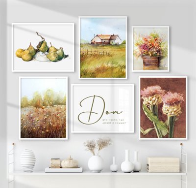 File gốc File tranh bộ nhiều tấm in nhà hàng khách sạn tối giản A1577 (vector) cho in ấn