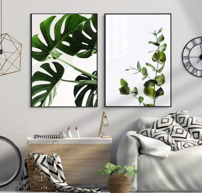 File tranh File tranh bộ nhiều tấm in nhà hàng khách sạn tối giản A1578 (gốc) chủ đề động vật