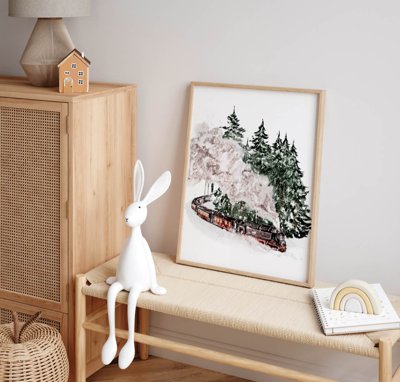 File tranh File tranh bộ nhiều tấm in nhà hàng khách sạn tối giản A1660 (bản gốc) treo tường