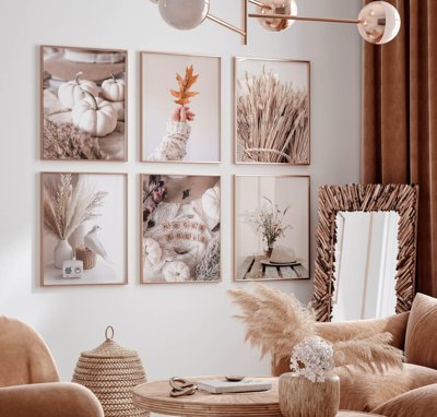 File tranh File tranh bộ nhiều tấm in nhà hàng khách sạn tối giản A1666 (ảnh gốc) sắc nét hoàn hảo