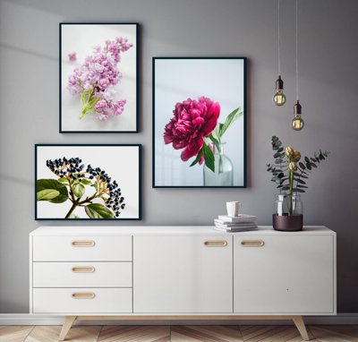 File ảnh File tranh bộ nhiều tấm in nhà hàng khách sạn tối giản A1678 (gốc) in Hiflex