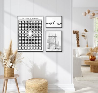 File PSD File tranh bộ nhiều tấm in nhà hàng khách sạn tối giản A1689 (bản gốc) dễ dàng edit