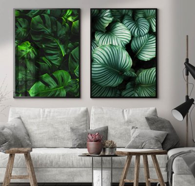 File gốc File tranh bộ nhiều tấm in nhà hàng khách sạn tối giản A1754 (PNG) chất lượng cao