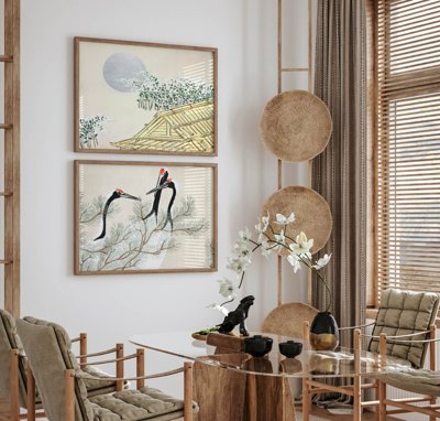 Tải file File tranh bộ nhiều tấm in nhà hàng khách sạn tối giản A1772 (ảnh gốc) file AI/EPS