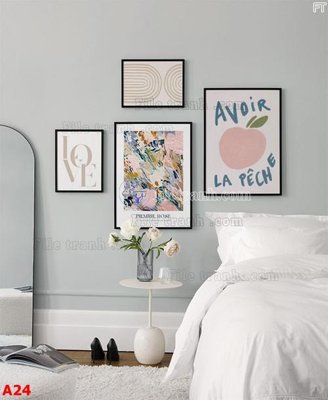 File ảnh File tranh bộ nhiều tấm A24 (gốc) in backdrop sự kiện