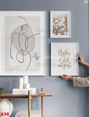 File gốc File tranh bộ nhiều tấm A36 (dành cho quảng cáo)