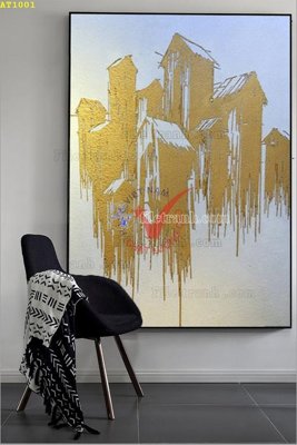 Download file gốc File tranh hiện đại Sơn Dầu AT1001 (in lụa) hoa lá