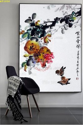 Tải file tranh gốc File tranh hiện đại Sơn Dầu AT1056 chất lượng cao