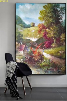 File in lụa File tranh hiện đại Sơn Dầu AT1113 (phong cảnh) File tranh hiện đại Sơn Dầu AT1113