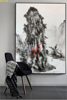 File tranh File tranh hiện đại Sơn Dầu AT1120 (bản gốc) in lụa 3D